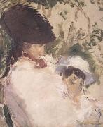 Edouard Manet Jeune fille et enfant (mk40) oil painting reproduction